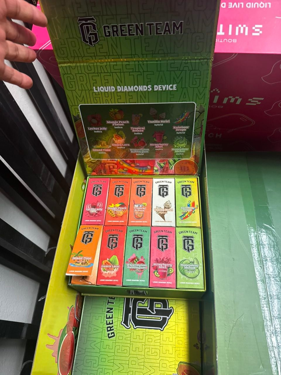 image Green Team Liquid Diamond Disposable Green Team Liquid Diamond Disposable